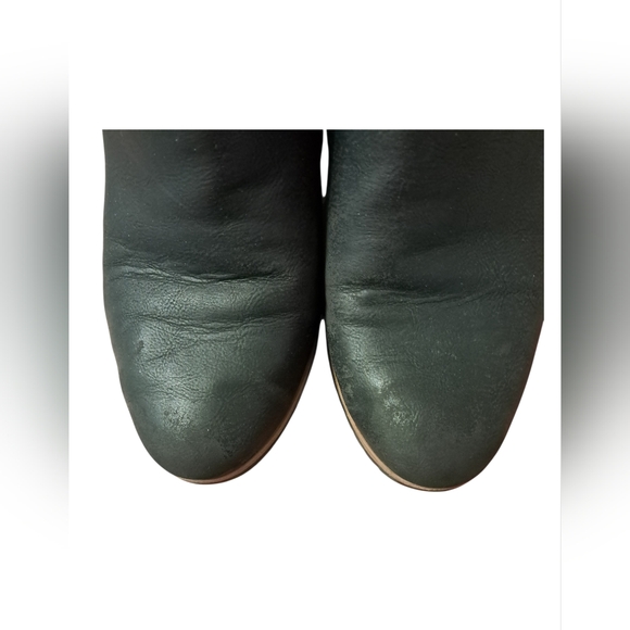 Soul Naturalizer Hudson Black Wedge Ankle Boots Booties 8.5 Zip - Picture 8 of 11